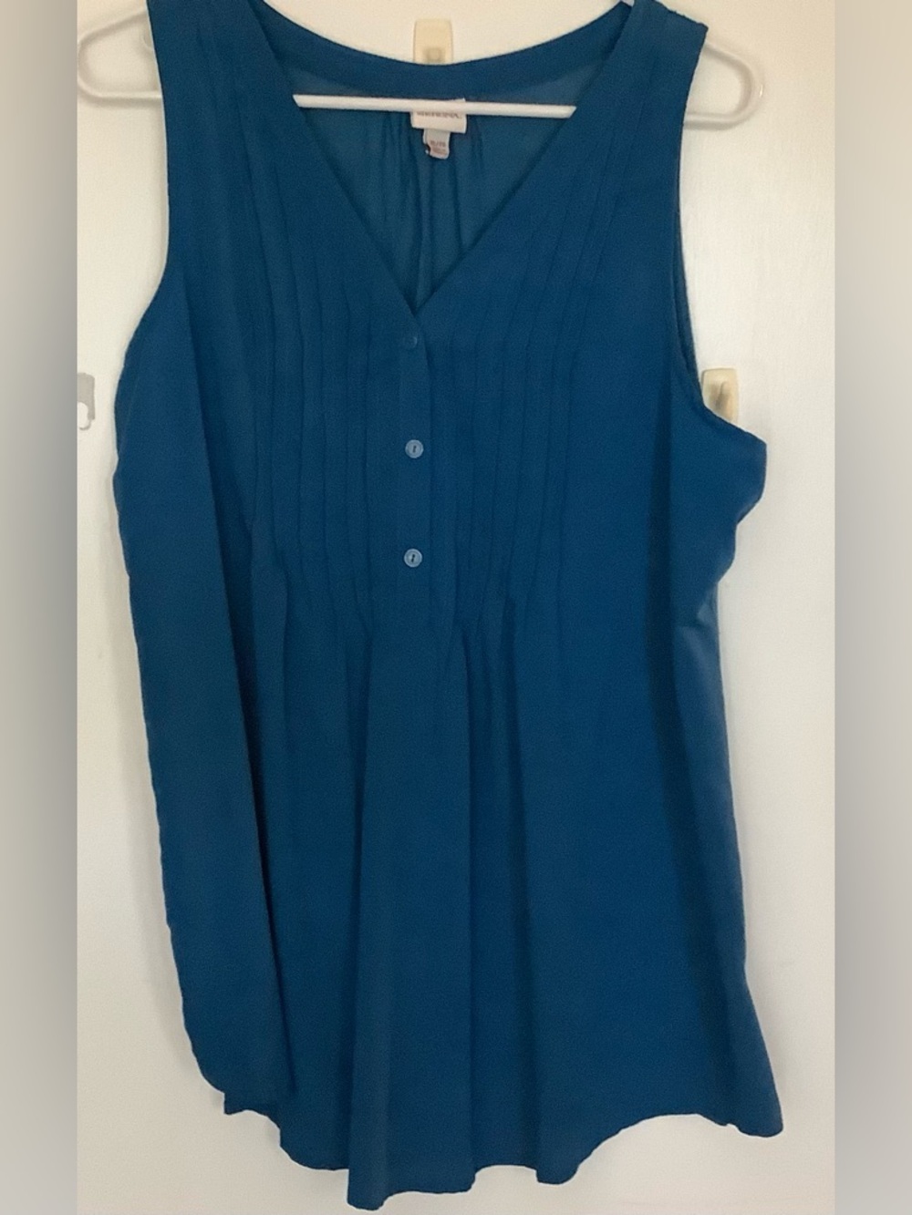 MERONA WOMENS SUMMER TUNIC SIZE XL BLUE